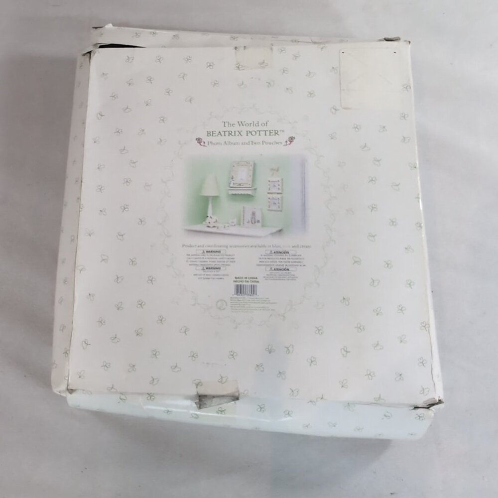 Beatrix Potter Photo Album Rabbit Baby's Blue 160 4"x6" Tooth Curl Pouch 2004 - Picture 8 of 9
